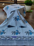 Handblock Printed Waffle Cotton Towel - Neel Bela