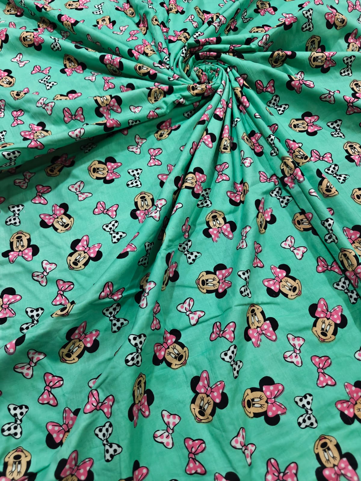 Mulmul Baby Dohar - Minty Bow Dreams