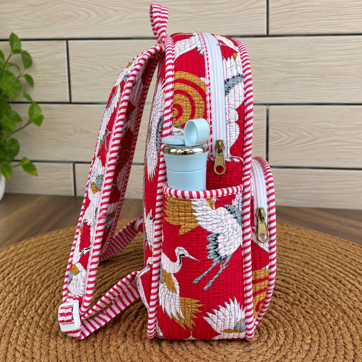 Kids Backpack – Vibrant Quilted Cotton