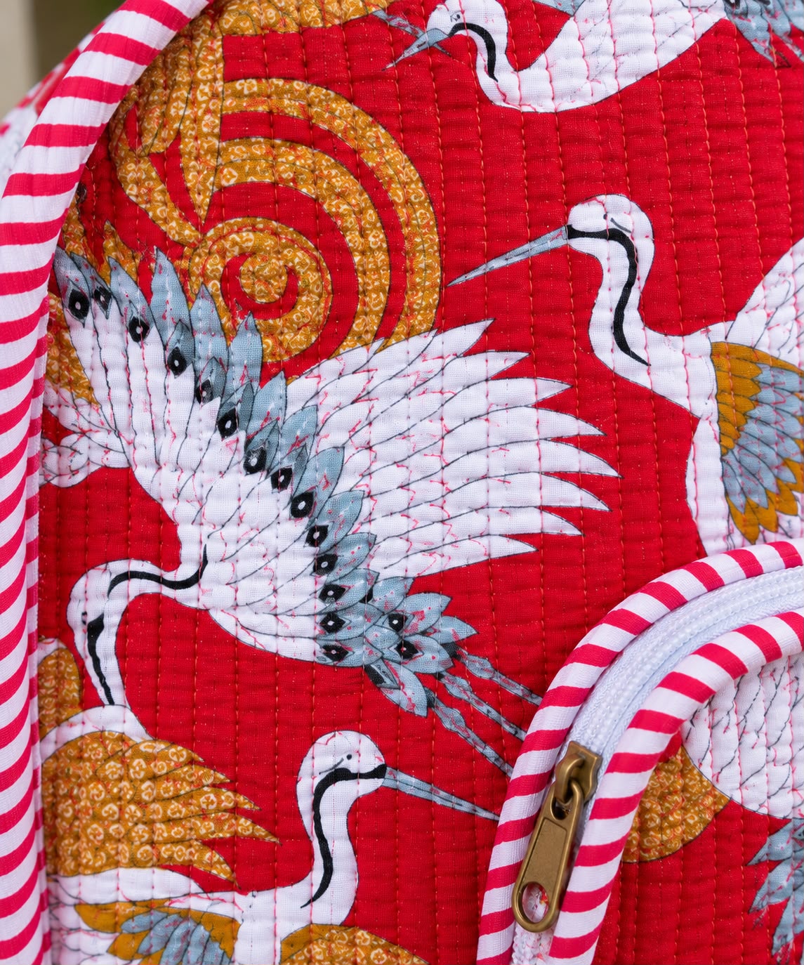 Kids Backpack – Vibrant Quilted Cotton
