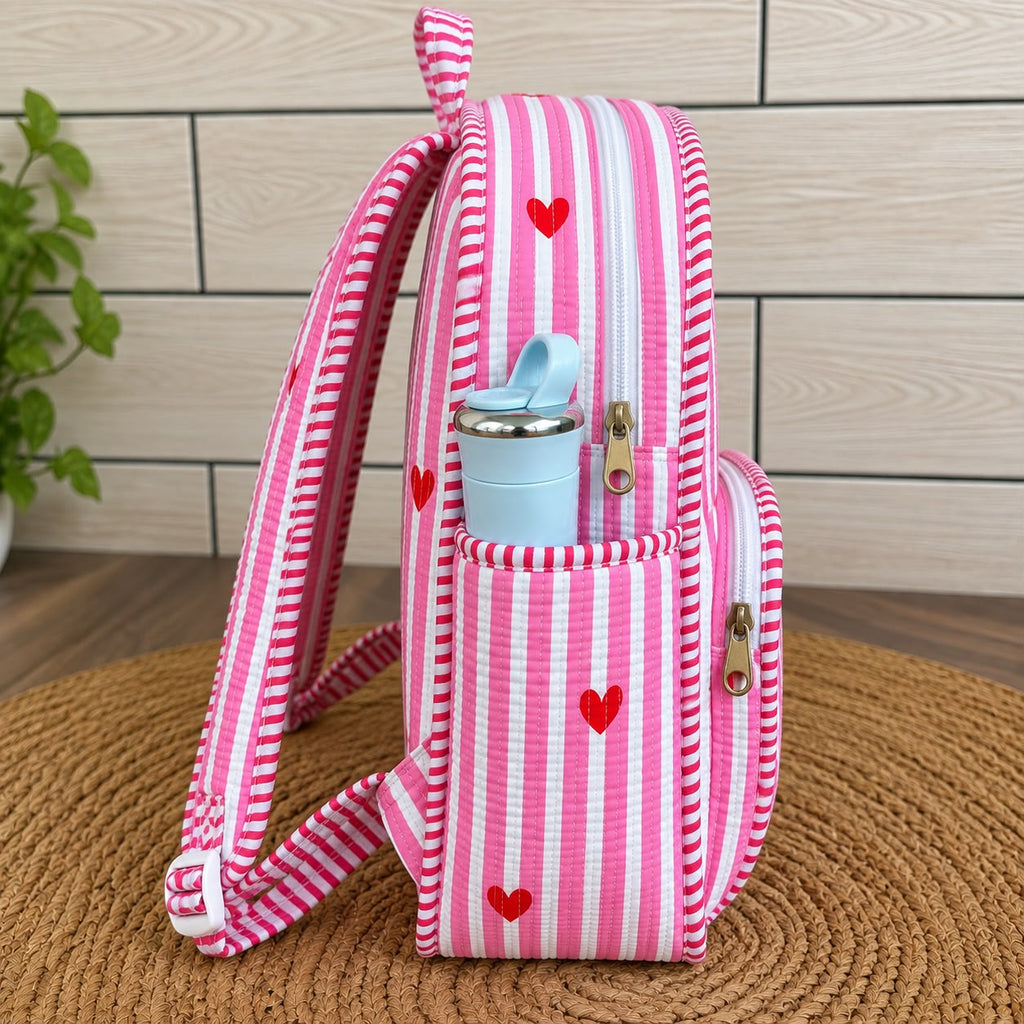 Kids Backpack – Vibrant Quilted Cotton
