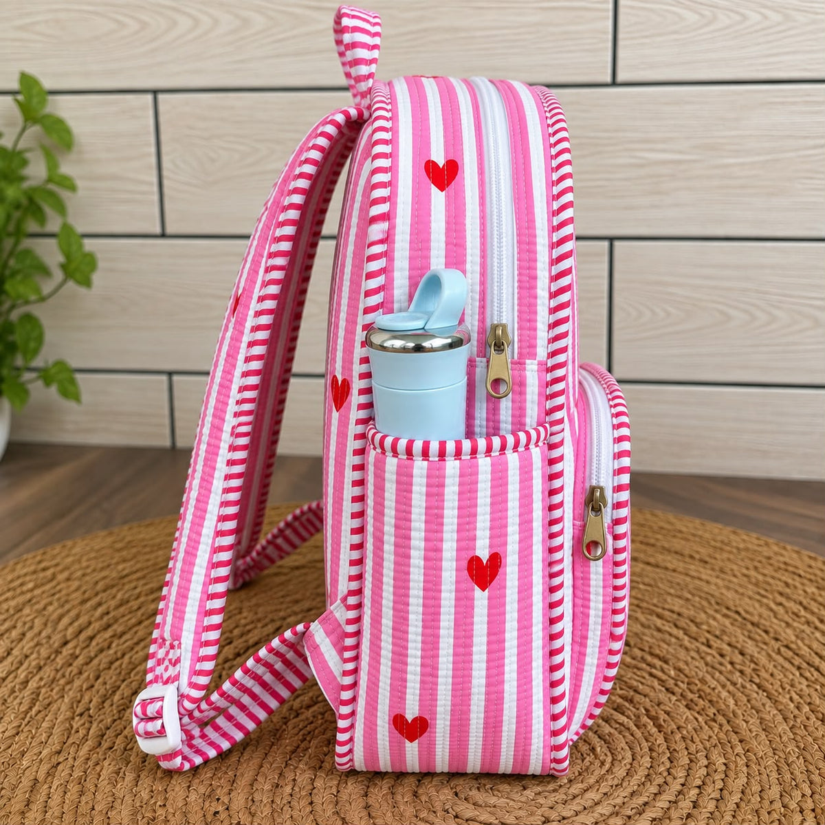 Kids Backpack – Vibrant Quilted Cotton