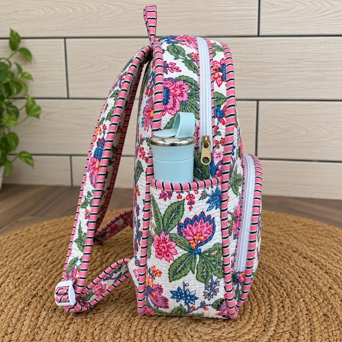 Kids Backpack – Vibrant Quilted Cotton