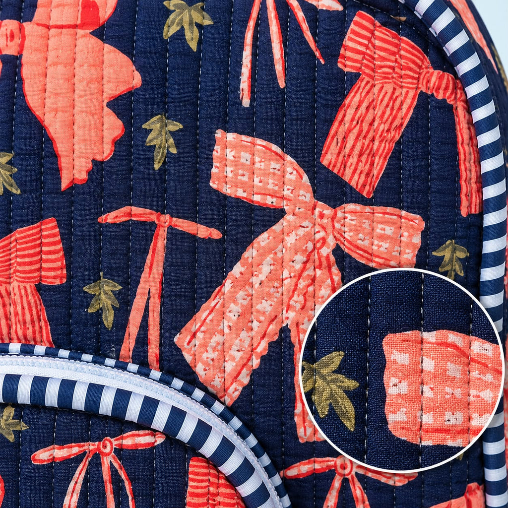Kids Backpack – Vibrant Quilted Cotton
