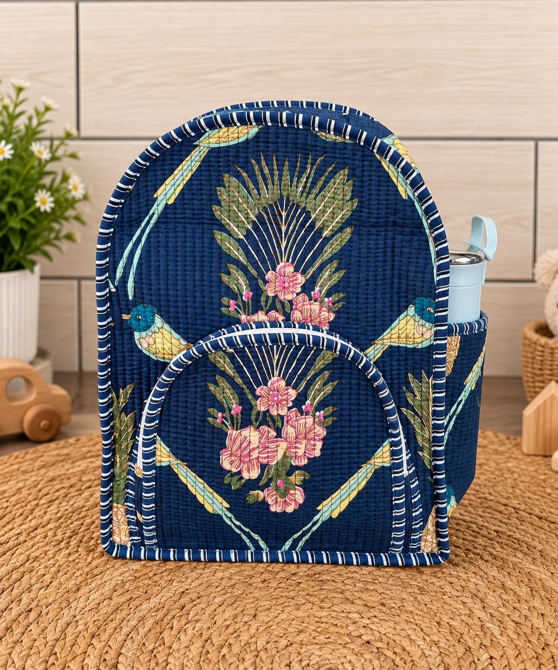 Kids Backpack – Vibrant Quilted Cotton