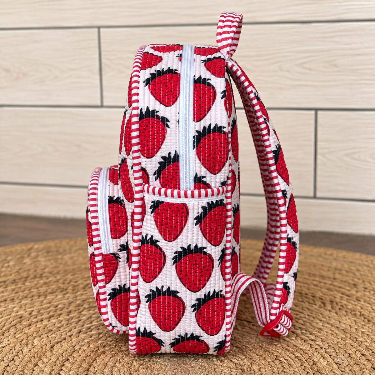 Kids Backpack – Vibrant Quilted Cotton