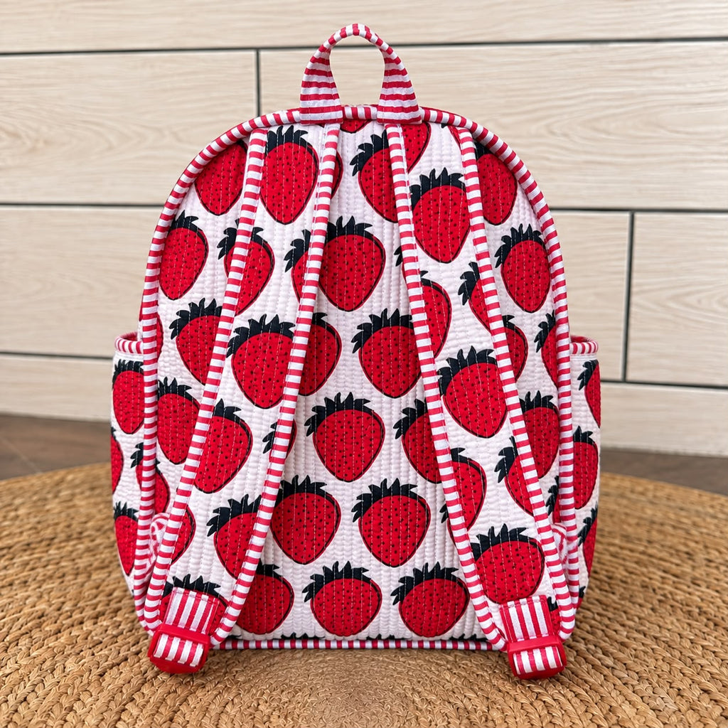 Kids Backpack – Vibrant Quilted Cotton