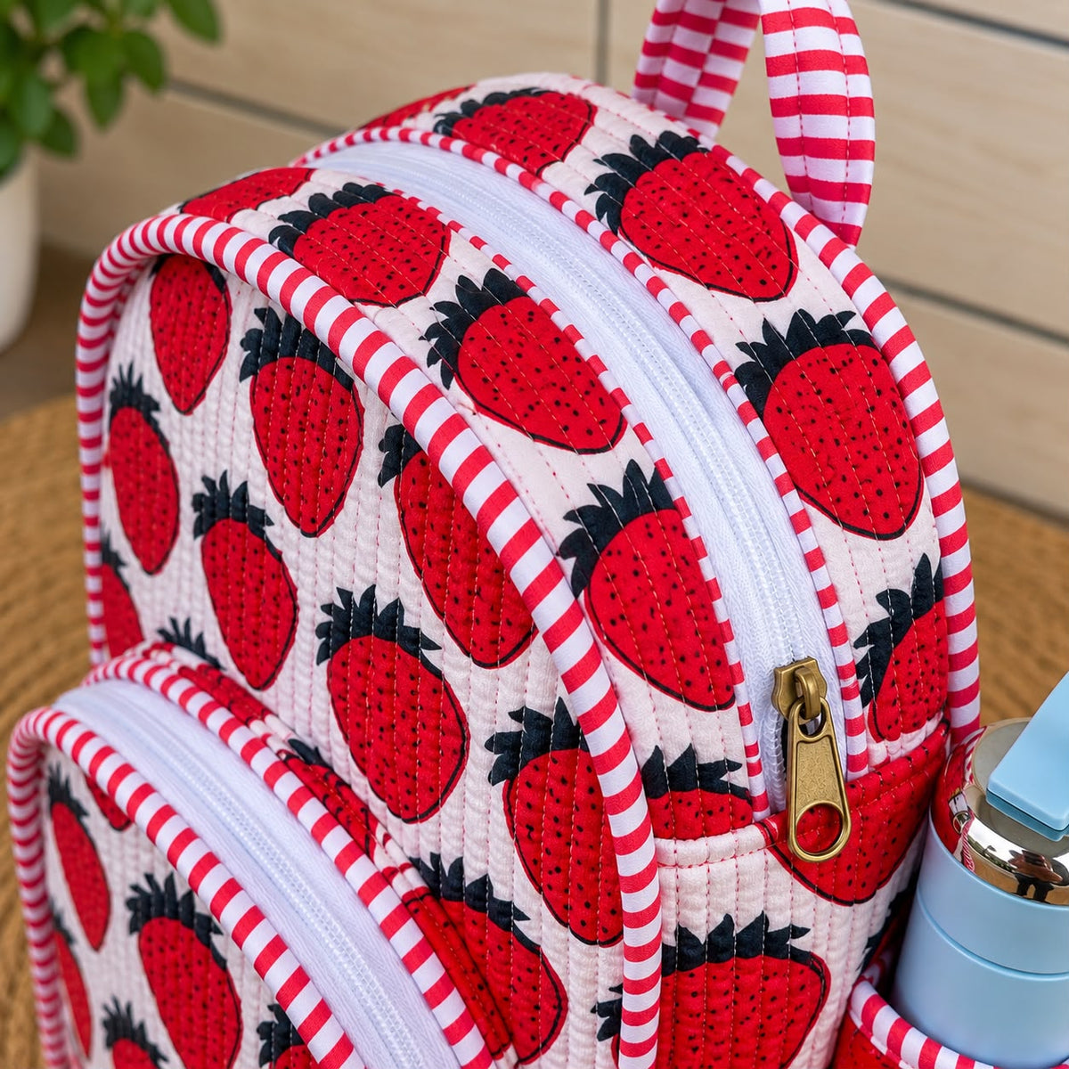 Kids Backpack – Vibrant Quilted Cotton