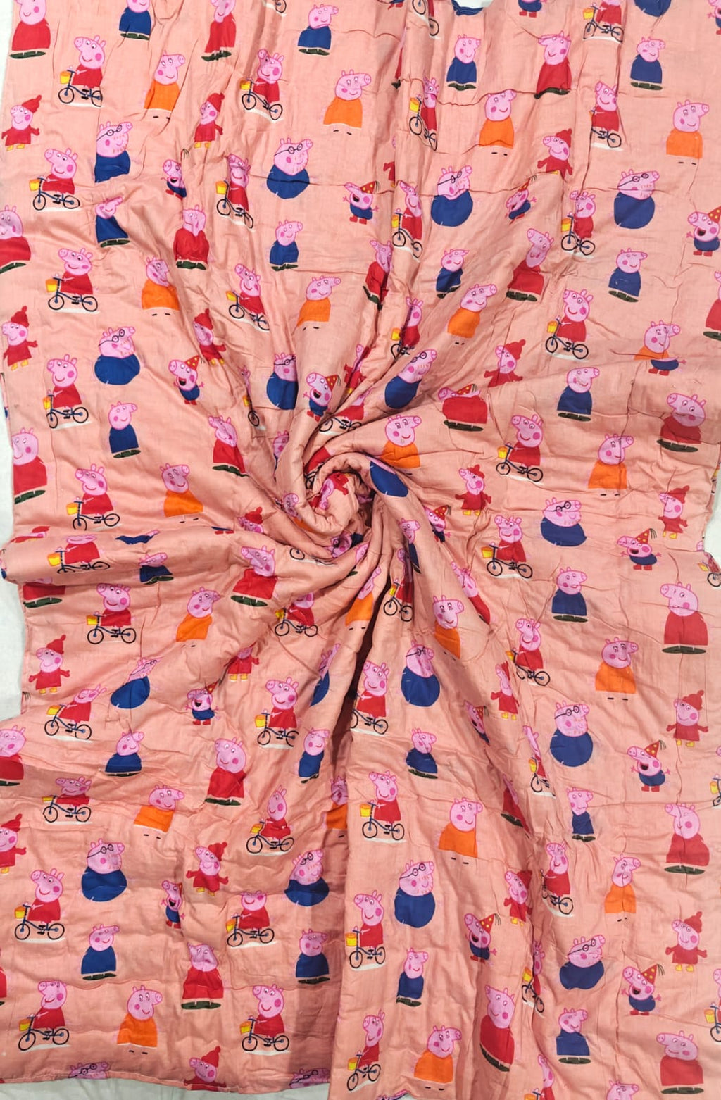 Mulmul Baby Quilt - Pink Pig Parade