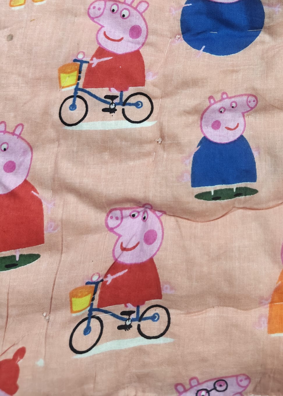 Mulmul Baby Quilt - Pink Pig Parade