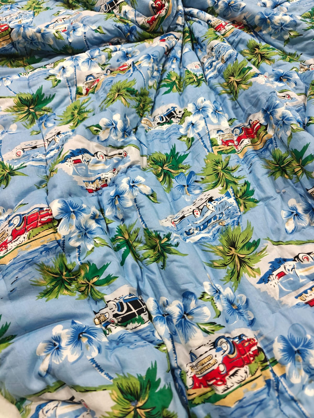 Mulmul Baby Quilt - Island Ride