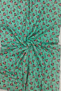 Mulmul Baby Quilt - Mint Bow Dreams
