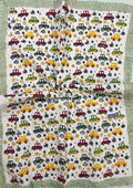 Reversible Handblock Printed Mulmul Baby Comforter - Traffic Parade