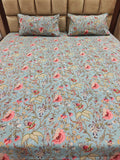 Anokhi Floral 100% Cotton King Bedsheet Set with 2 Pillow Covers