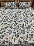 Anokhi Floral 100% Cotton King Bedsheet Set with 2 Pillow Covers