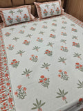 100% Cotton 250 TC King Bedsheet