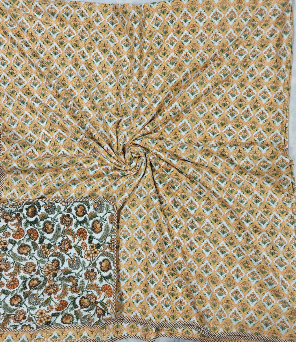 Reversible Cambric Cotton Double Dohar