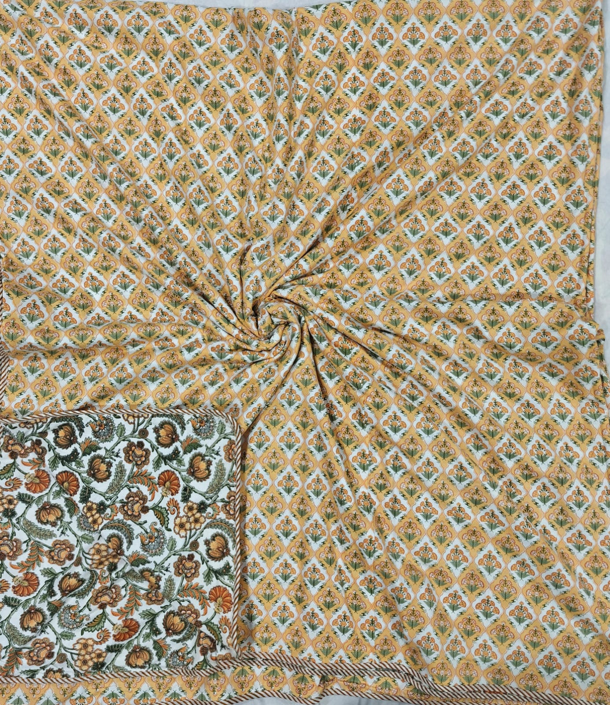 Reversible Cambric Cotton Double Dohar