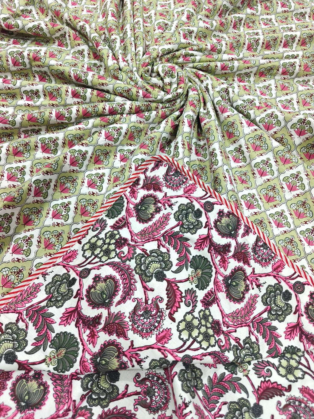Reversible Cambric Cotton Double Dohar
