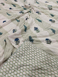Premium Reversible Mulmul King Quilt - Neel Aranya