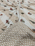 Premium Reversible Mulmul King Quilt - Sunehri Aranya
