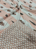 Premium Reversible Mulmul King Quilt - Kesari Bagh