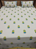Kids 100% Cotton 250 TC King Bedsheet Set - Sunshine Buddy