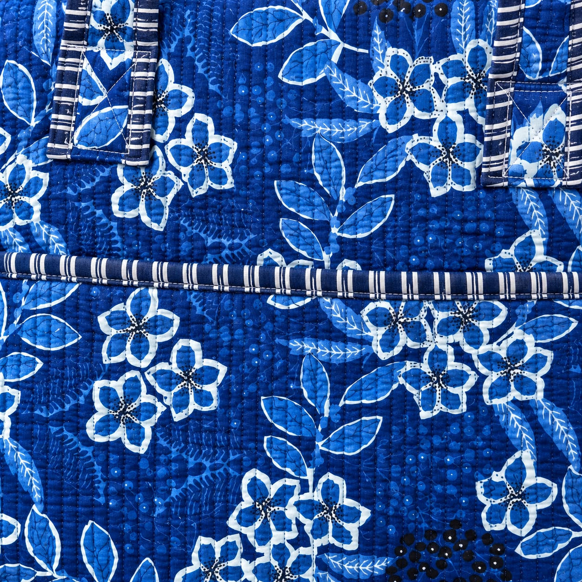 Quilted Cotton Laptop Bag
