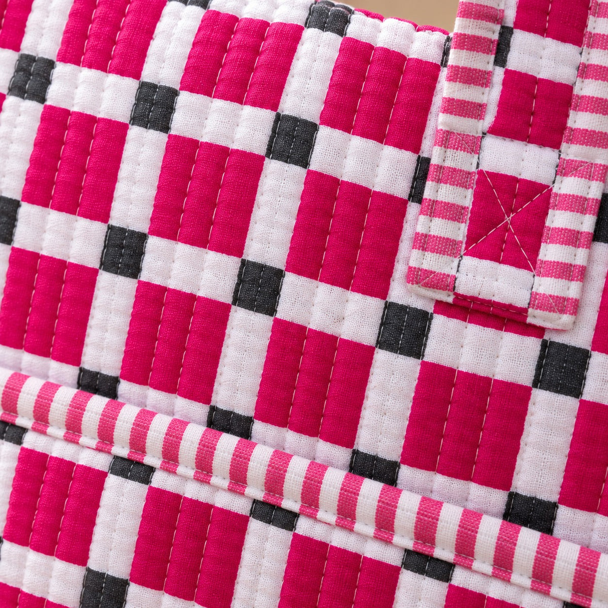 Quilted Cotton Laptop Bag