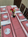 Handblock Printed Table Runner & Mat Set – 7 Pieces