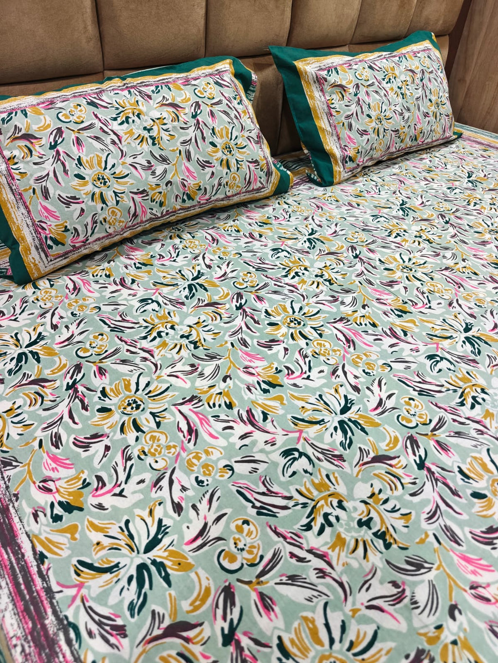100% Cotton Queen Bedsheet