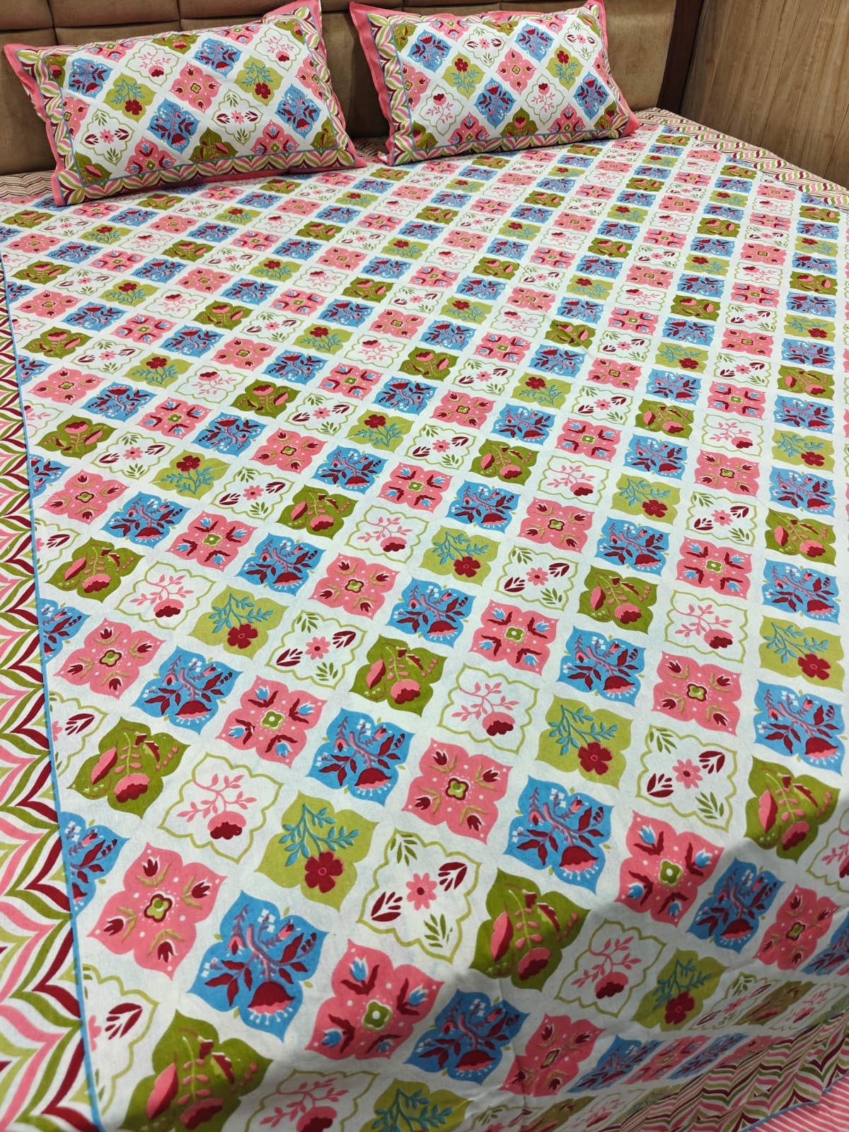 100% Cotton Queen Bedsheet