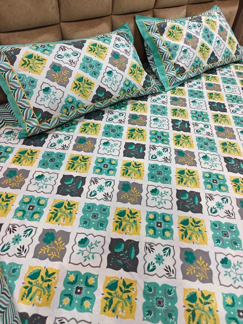 100% Cotton Queen Bedsheet