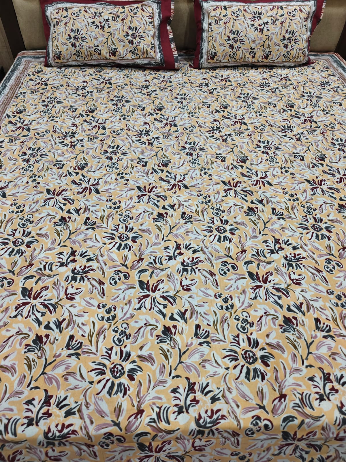 100% Cotton Queen Bedsheet