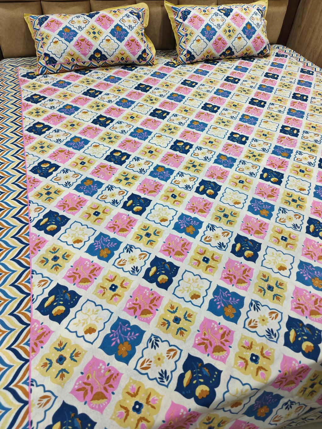 100% Cotton Queen Bedsheet