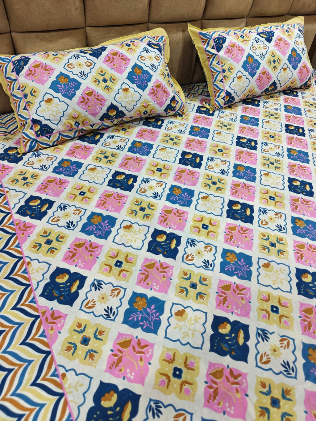 100% Cotton Queen Bedsheet