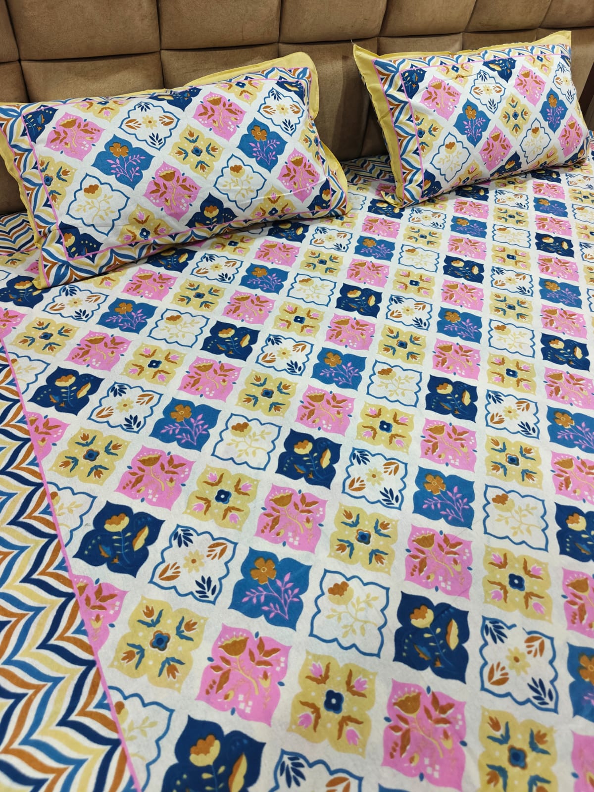 100% Cotton Queen Bedsheet
