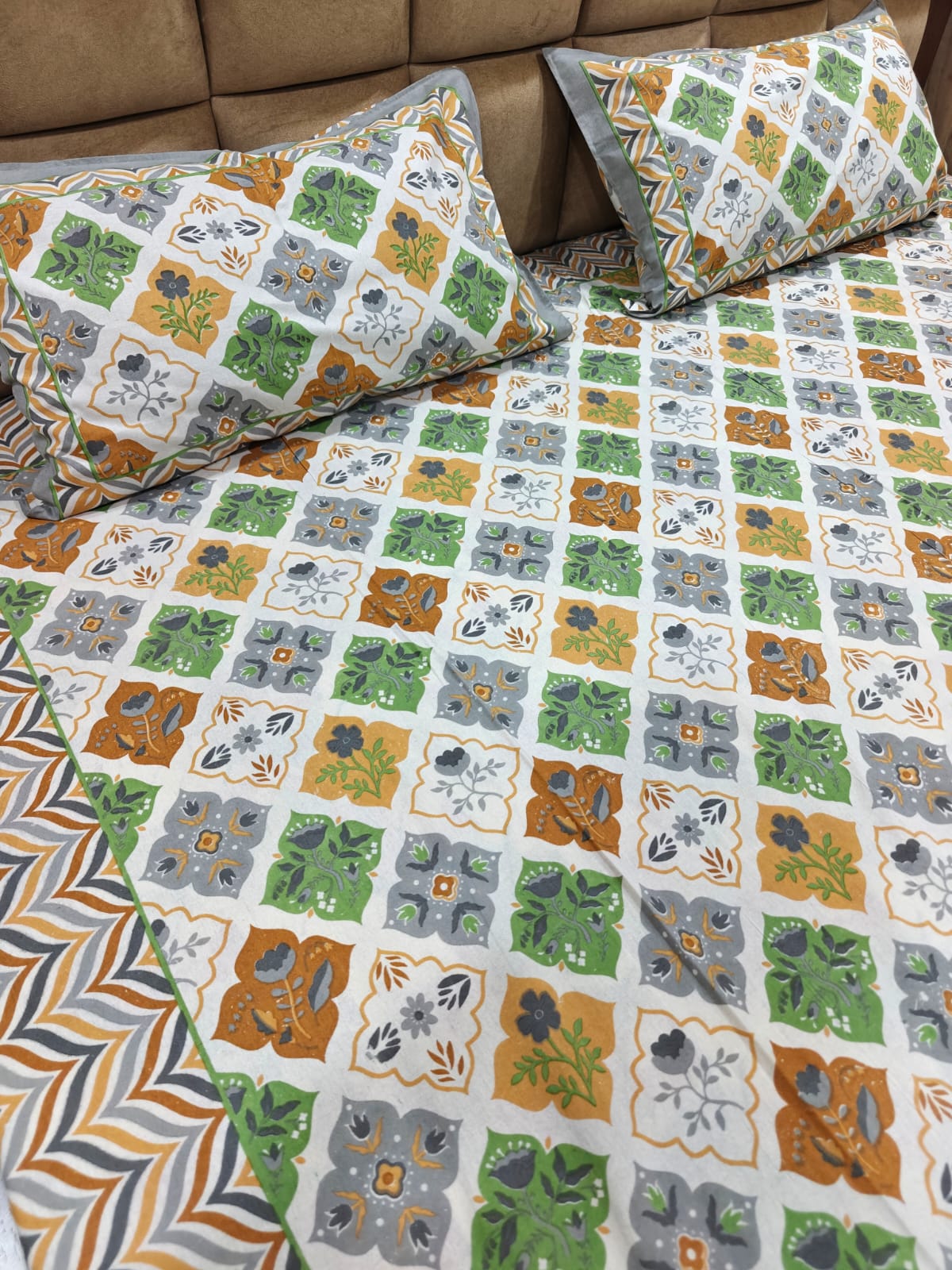 100% Cotton Queen Bedsheet