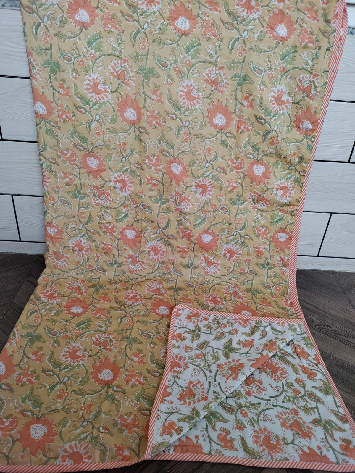 Tulip Collection Reversible Mulmul Single Dohar