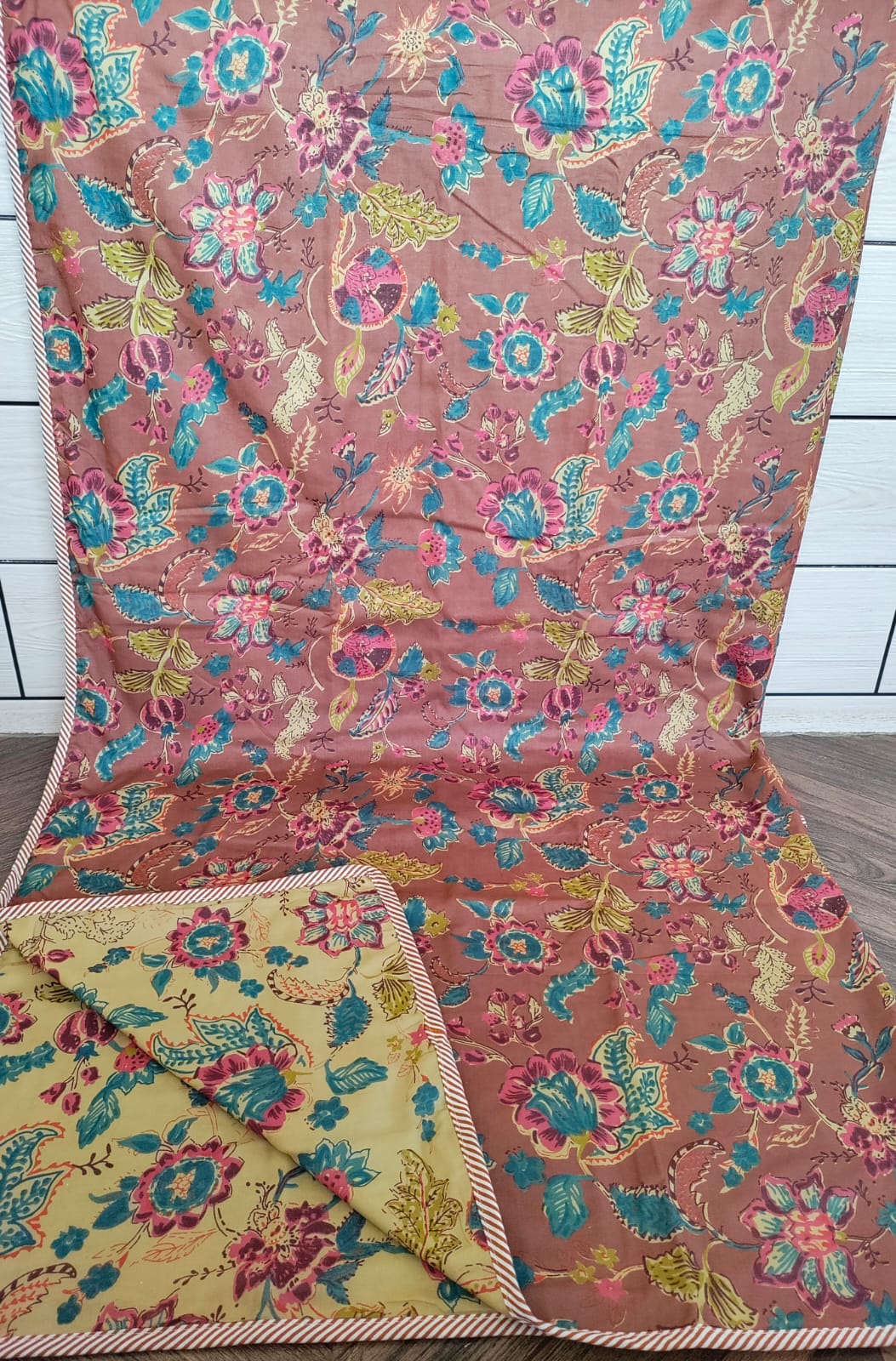 Tulip Collection Reversible Mulmul Single Dohar