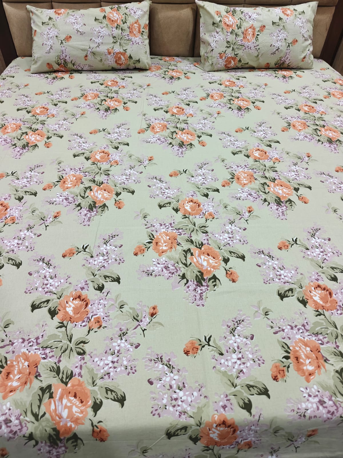 Anokhi 100% Cotton Super King Bedsheet Set