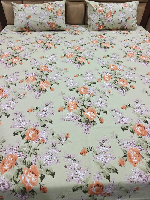 Anokhi 100% Cotton Super King Bedsheet Set