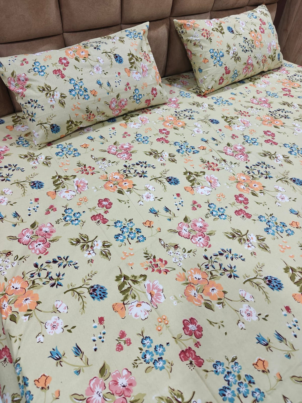 Anokhi 100% Cotton Super King Bedsheet Set
