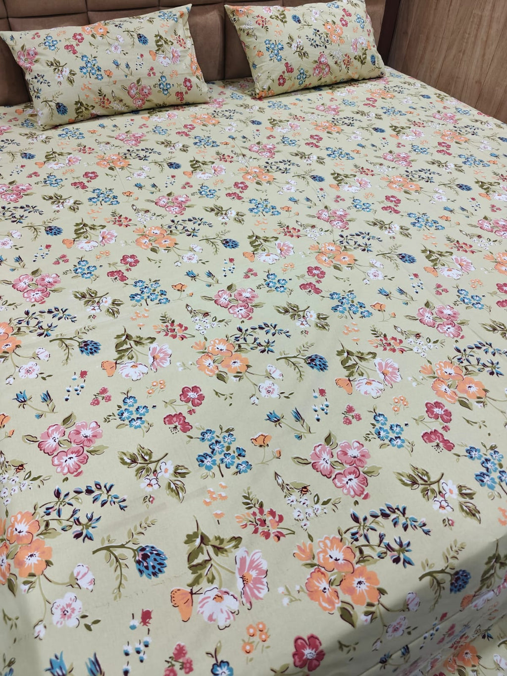 Anokhi 100% Cotton Super King Bedsheet Set