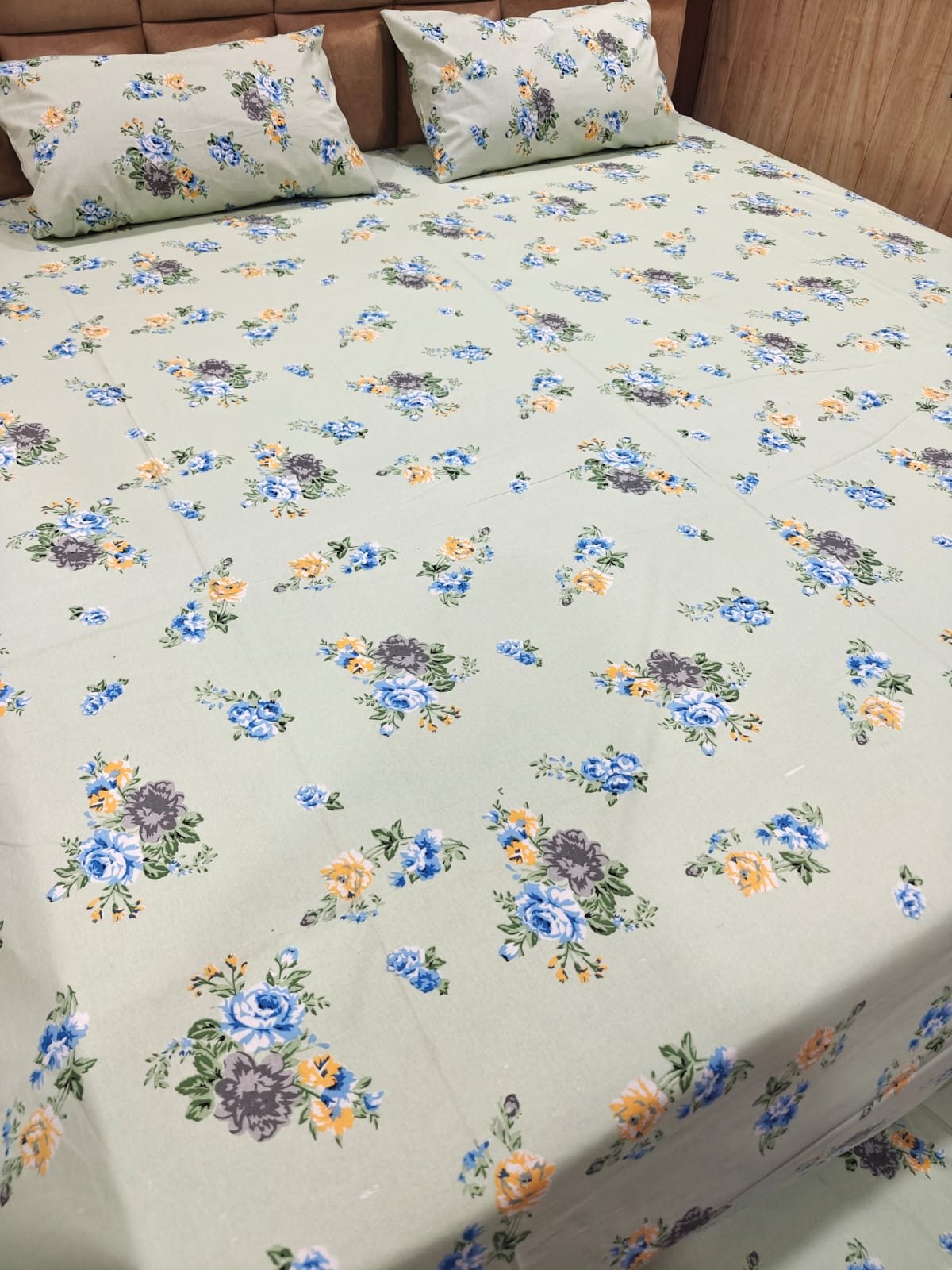 Anokhi 100% Cotton Super King Bedsheet Set