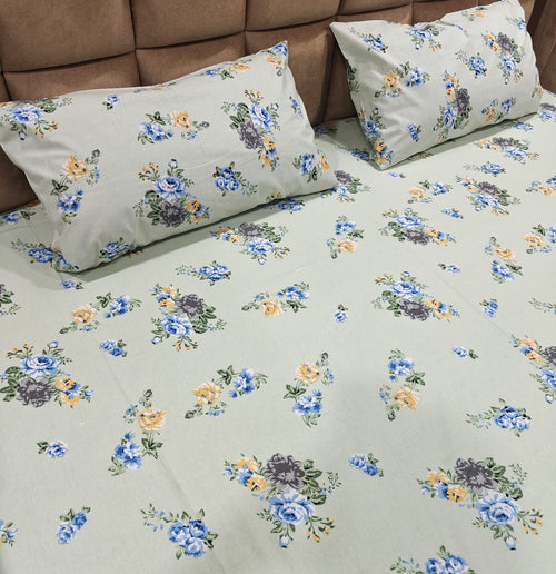 Anokhi 100% Cotton Super King Bedsheet Set