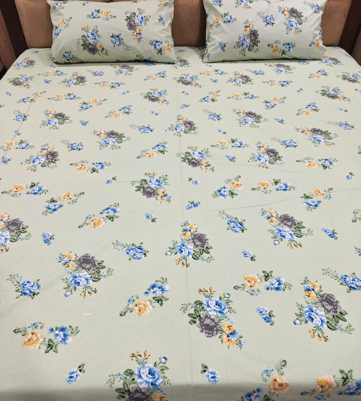 Anokhi 100% Cotton Super King Bedsheet Set