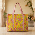 Quilted Cotton Tote Bag