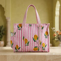 Quilted Cotton Tote Bag