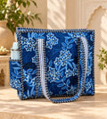 Quilted Cotton Tote Bag